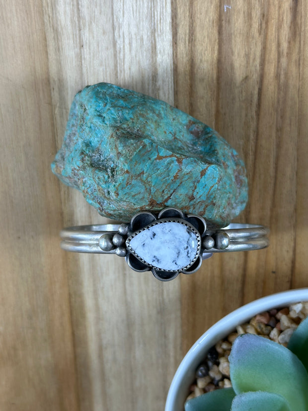 White Buffalo Cuff