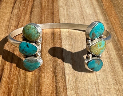 Reverse Turquoise Cuff