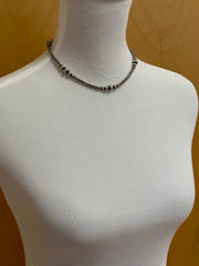 14" 4-8MM Navajo Style Pearl Necklace